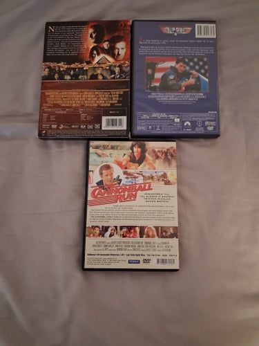 Da Vinci-koden, Top Gun och Cannonball Run DVD-filmer