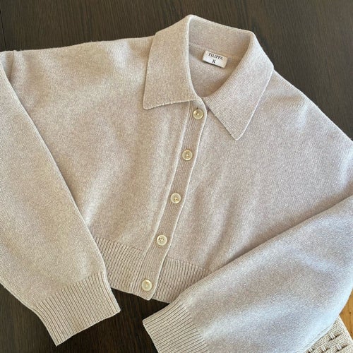 Filippa K cardigan i ull
