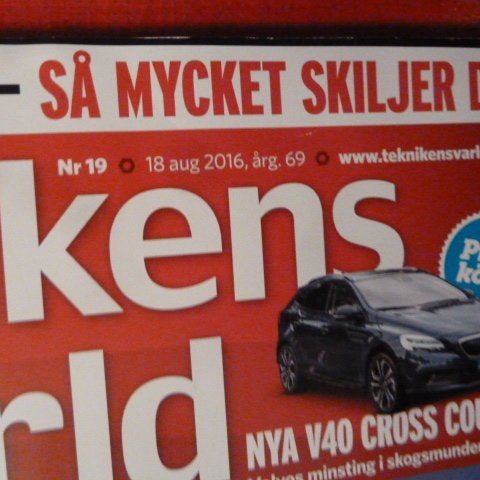 TEKNIKENS VÄRLD, NR 19-2016, TIDNING
