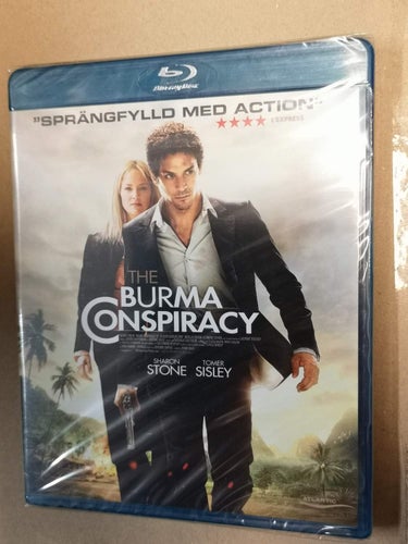 Blu-ray The Burma Conspiracy Svensk text INPLASTAD