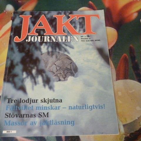 JAKTJOURNALEN, NR 1, 1981, TIDNING