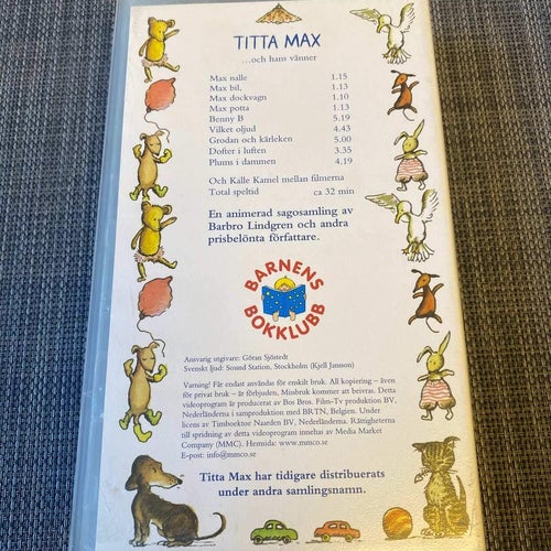 Titta Max … och han vänner - VHS