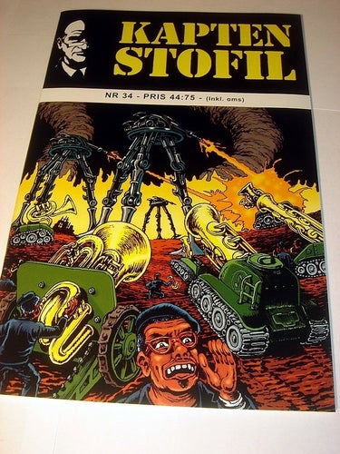 KAPTEN STOFIL (svensk) NY OLÄST Nr 34