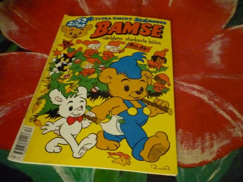 TIDNING, BAMSE, NR 12 - 1991, VÄRLDENS STARKASTE BJÖRN, EXTRA TJOCK JULNUMMER