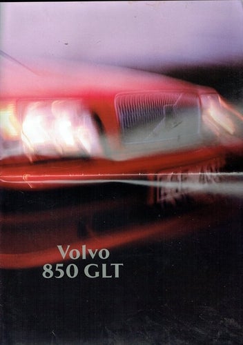 Volvo broschyr - Volvo 850 GLT A3 format stor plansch