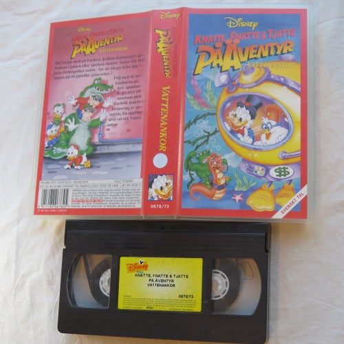 Disney Knatte, Fnatte & Tjatte På Äventyr: Vattenankor - VHS