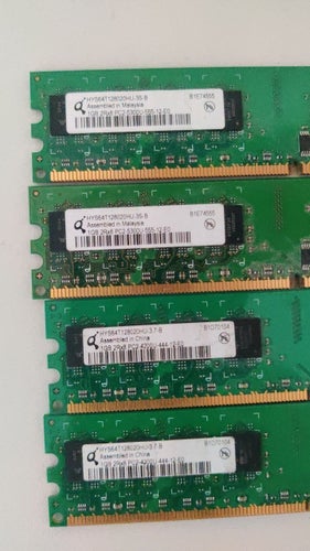 RAM Memory Modules, Qimonda 1GB PC2-4200U, 4 pcs
