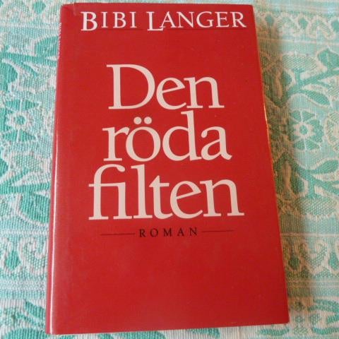 DEN RÖDA FILTEN, B. LANGER, 1988, BÖCKER