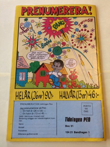 Peo nr 5 från 1979