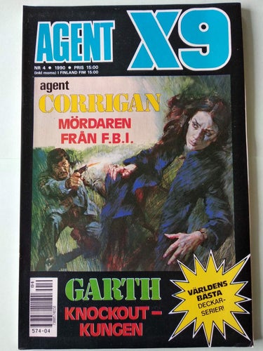 Agent X9 nr 4 från 1990