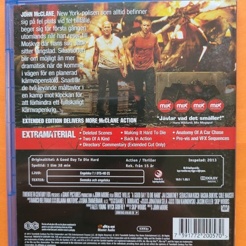 A good day to die hard - Extended cut - Blu-ray