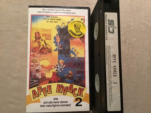 AFFE KVACK VHS DEL 2 SVENSKT TAL