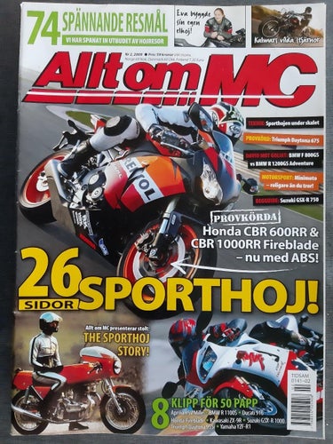 Allt om MC 2 2009: BMW F 800GS vs BMW R 1200GS, beg Suzuki GSX-R 750 1996-2003