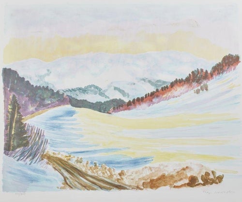 Thage Nordholm 1927-1990, färglitografi, signerad.