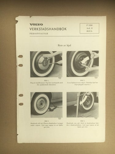VOLVO Verkstadshandbok Amazon Hjul