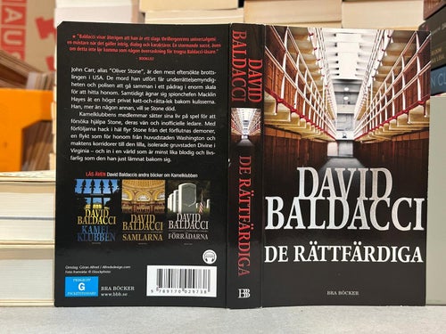 De rättfärdiga av David Baldacci, bok, Very Fine