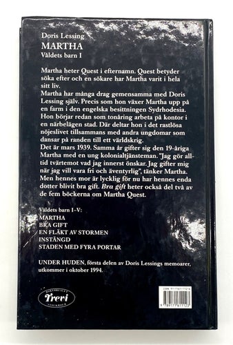 Våldets barn 1-5 (Martha Quest) av Doris Lessing