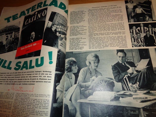 Allers nr46 1961 Sven Lindberg, Rock Hudson, Kirk Douglas, Gösta Bernhard