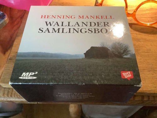 Ljudbok. Henning Mankell Wallander samlings box. 10 MP3 skivor 152 timmar
