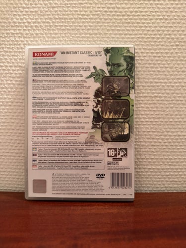 Metal Gear Solid 3 Snake Eater PS2 PAL Komplett CIB Testad Mycket Fint Skick