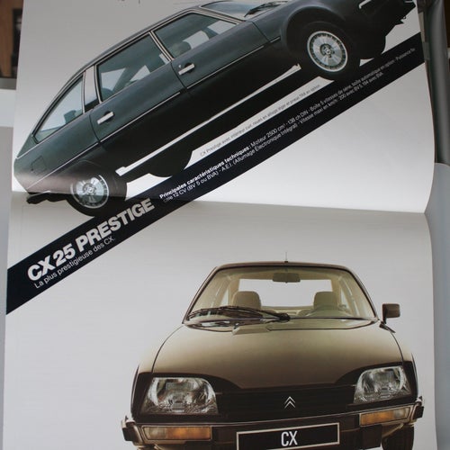 Citroën CX 1984 Broschyr FRANKRIKE