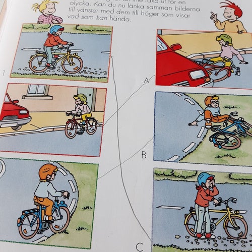 Lek och lär i Mussess Trafikklubb