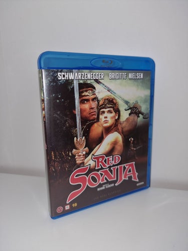 Red Sonja (1985 svensk Blu-ray!) Brigitte Nielsen, Arnold Schwarzenegger