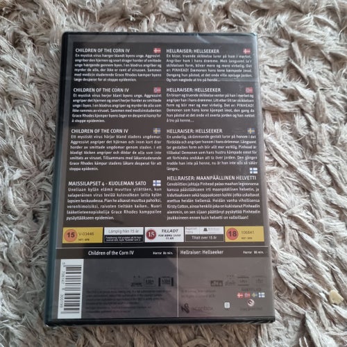 Children of the Corn IV Deadly Harvest & Hellraiser Hellseeker (DVD) (Ny)