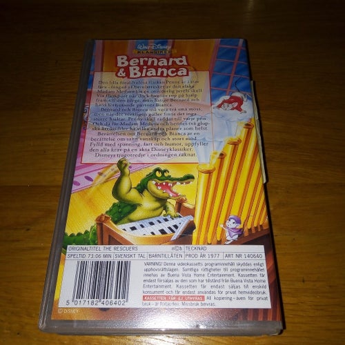 Bernard och Bianca - Walt Disney Klassiker VHS, Toppskick!