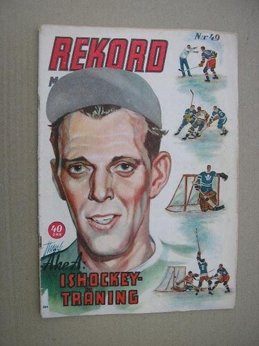 Rekord Rekordmagasinet 1953 Nr. 49 Lagbild: Fotboll Vasa Läroverk Göteborg