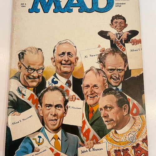 MAD ( svensk ) Nr 6   - 1964
