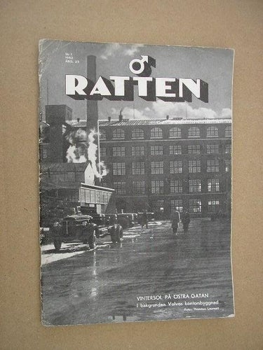VOLVO Tidning Ratten 1952 Nr. 1