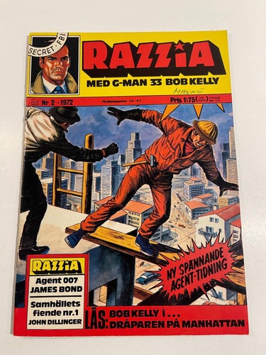 Razzia Med G - Man 33 Bob Kelly , Nr 2 - 1972