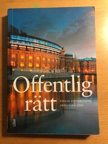 Offentlig rätt + Övningsboken till Offentlig rätt, Stefan Zetterström, 2:a