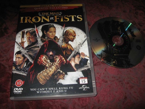 THE MAN WITH THE IRON FISTS (RZA,RUSSELL CROWE,LUCY LIU,RICK YUNE) DVD