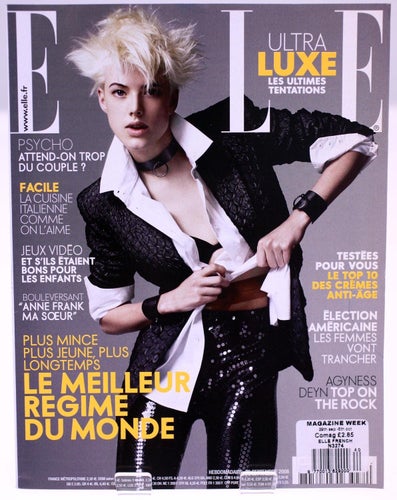 ELLE France magazine-French issue-September 29th 2008-No. 3274-Agyness Deyn-NEW