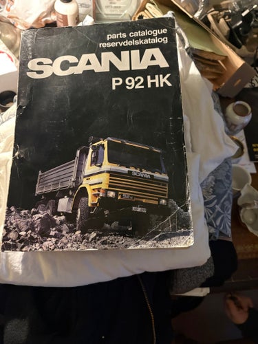 Scania P 92 HK reservdelskatalog
