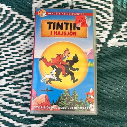 Tintin i Hajsjön VHS