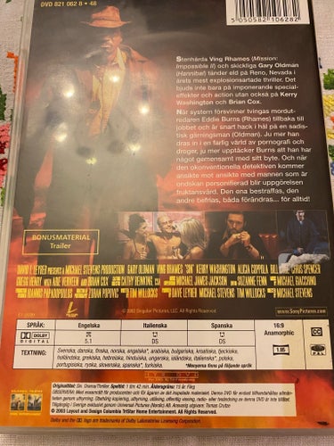 Sin med Gary Oldman DVD