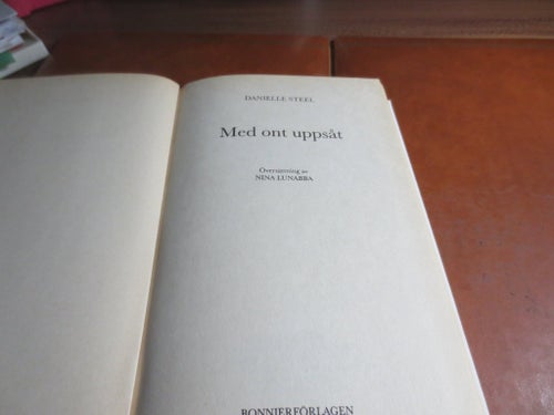 Med ont uppsåt av Danielle Steel, 1996