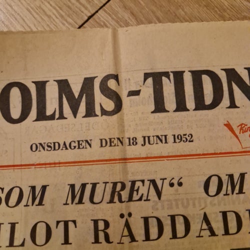 Stockholms-Tidningen från 18 juni 1952