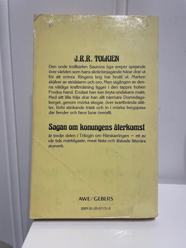 Sagan om konungens återkomst - J.R.R. Tolkien - Okänt År