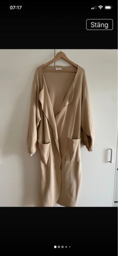 Cotton CANDY beige kofta, storlek M