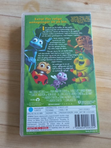 VHS: Ett småkryps liv (Disney Pixar)