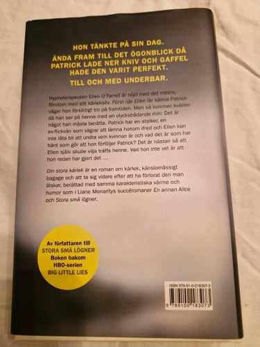 Din stora kärlek av Liane Moriarty, 2017 (Inbunden, Nyskick)