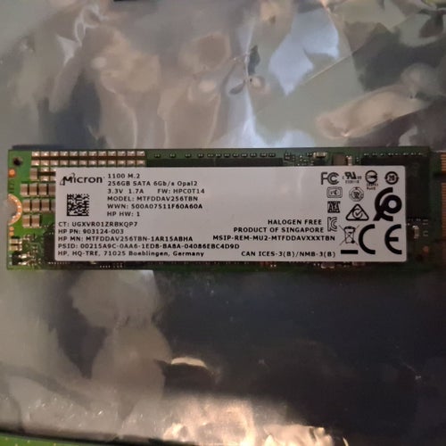 Micron 1100 M.2 256GB SATA SSD