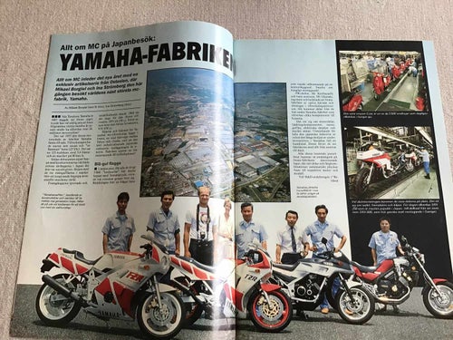Allt om Mc Nr 1 1987 BMW K75S,Kåsan,Yamaha fabriken,Yamaha CROSS,Puch 175 SV