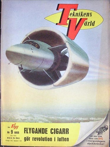 TEKNIKENS VÄRLD 1955/9.Fiat 600.Durkopp Diana."Flygande cigarr.