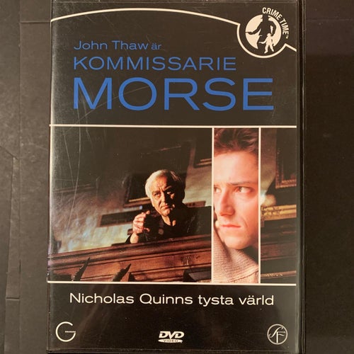 KOMMISSARIE MORSE - NICHOLAS QUINNS TYSTA VÄRLD. DVD THRILLER / TV -96