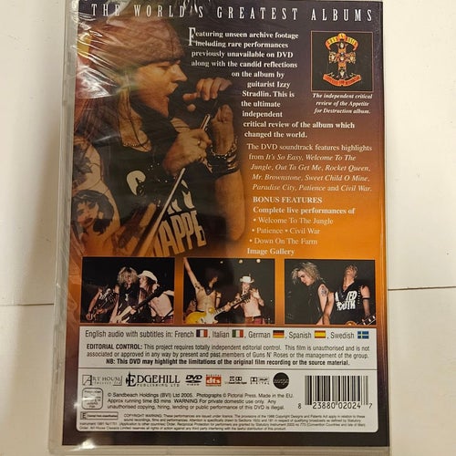 Guns N' Roses - Appetite For Destruction - FINT SKICK!
